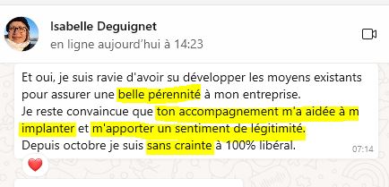 Témoignage sophrologue